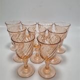 Set of 9 Rosaline mini glasses