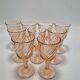Set of 9 Rosaline mini glasses
