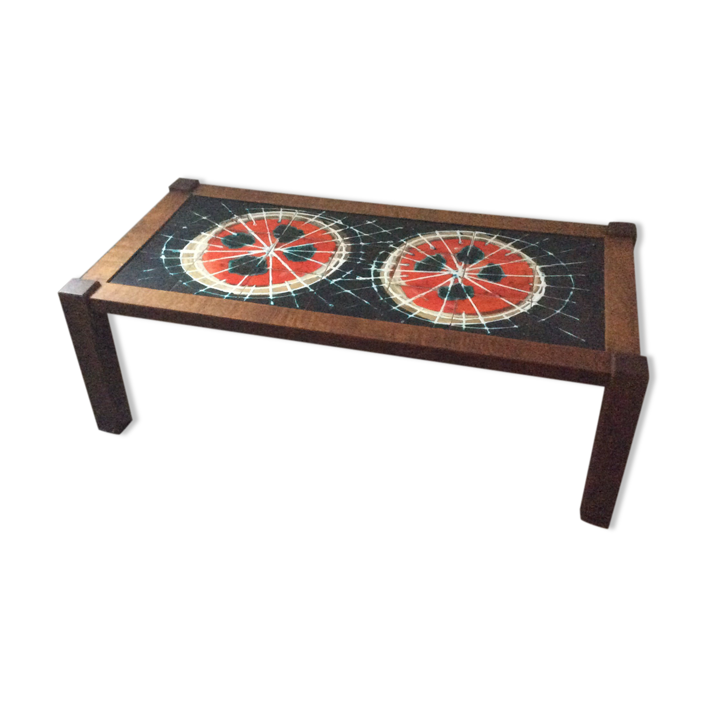 Juliette Belarti ceramic coffee table signed from the 70s