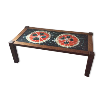 Juliette Belarti ceramic coffee table signed from the 70s