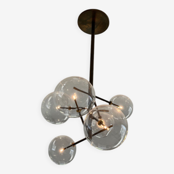 Pendant lamp 6 Bolle Gallotti & Radice