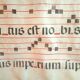 Antiphonal page 17th century