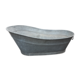 Zinc bathtub