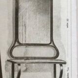 Extremely rare secessionist mirror no. 1148 by Gustav Siegel for J&J Kohn