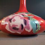 Slip-dyed single-flower vase