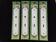 Set of 4 porcelain cleanliness plates