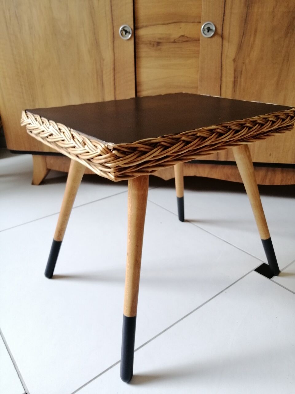 Rattan coffee table
