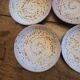 8 handmade soup plates in speckled stoneware – Ø 19.5 cm
