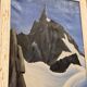 Mountain tableau signed Guy Rel (1967) – Oil on canvas