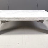 Vintage Italian marble coffee table, 1970s