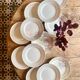 Set of 12 vintage flat plates, Jeannio de Gien model