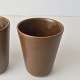 Set of 4 glasses in gres