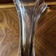 Smoky crystal designer vase, Murano Sommerso style, vintage, 1970s