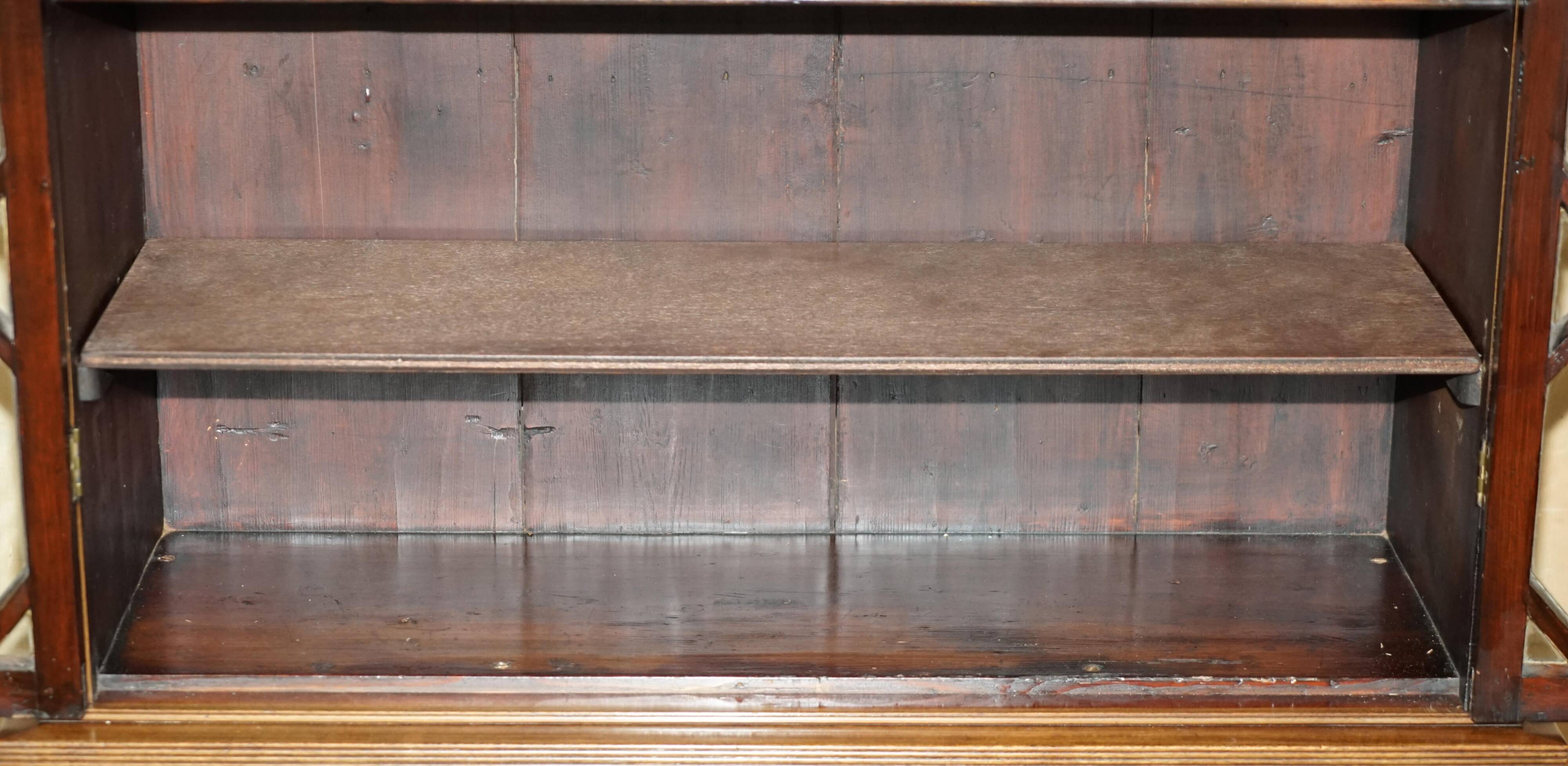 Victorian Antique Astral Library circa 1870 with Long Legs