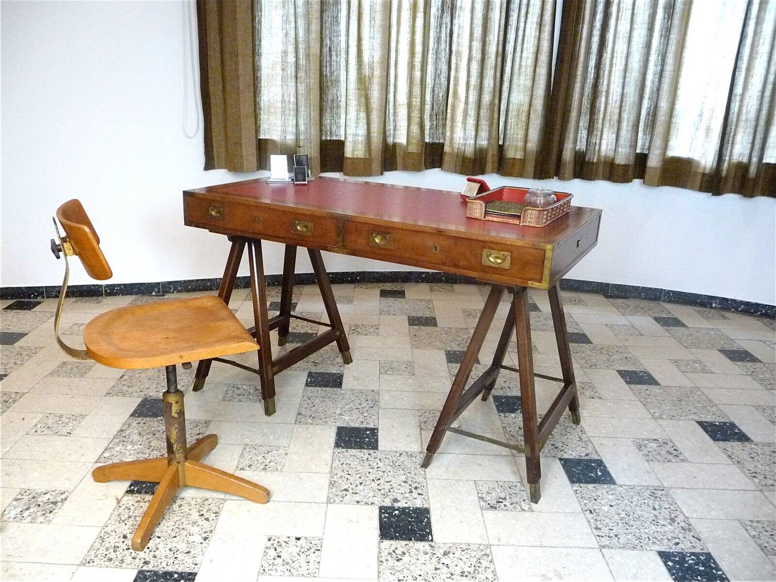 Model 350 industrial swivel desk chair by Ama Elastic, West-Germany, 1950s