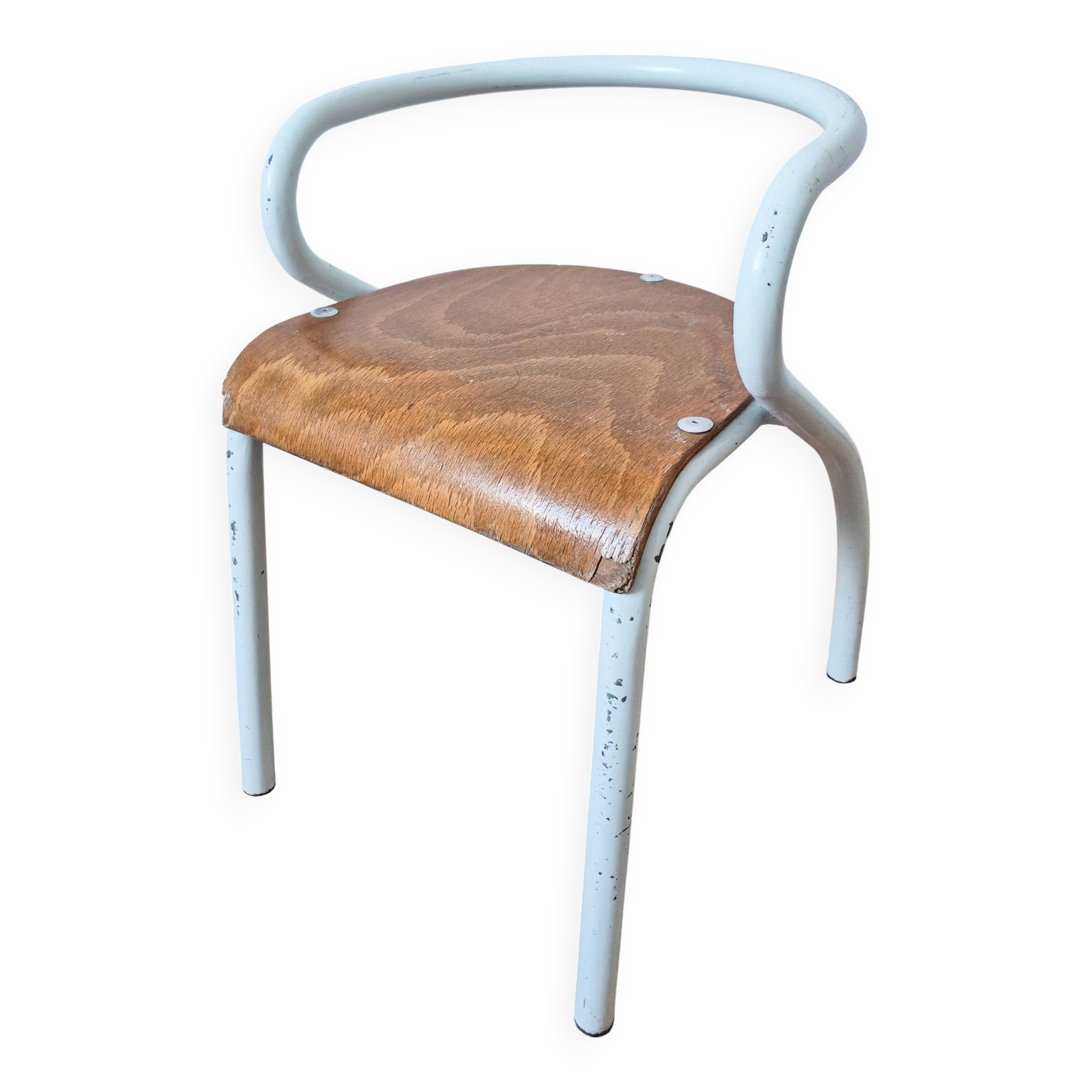 Fauteuil , chaise enfant Mullca 300, vintage, par Jacques Hitier, design 19