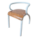 Fauteuil , chaise enfant Mullca 300, vintage, par Jacques Hitier, design 19