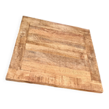 Table bistrot en manguier et fonte