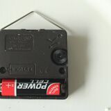 Ceramic kitchen clock with Junghans Quartz Movement, vintage from the 80s