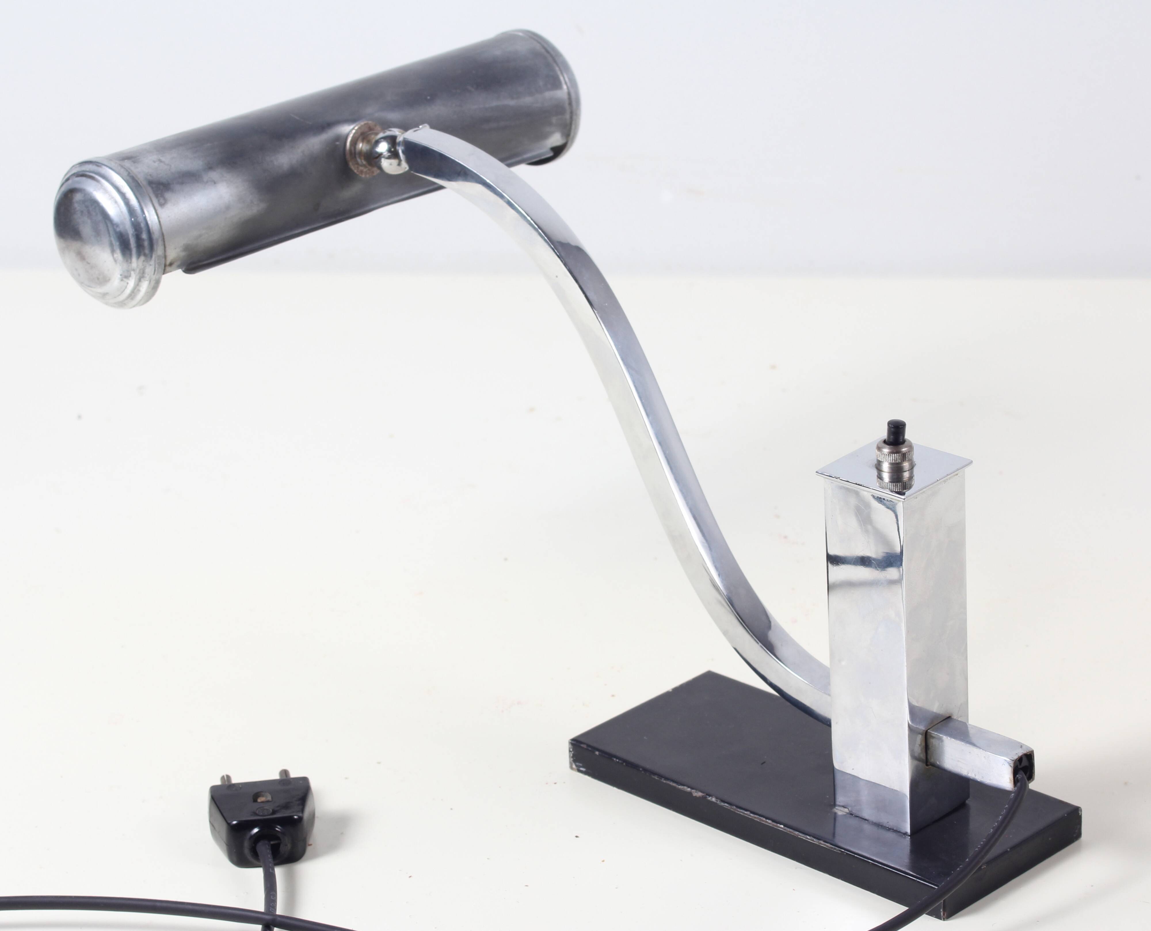 Piano lamp, 1930s, art deco