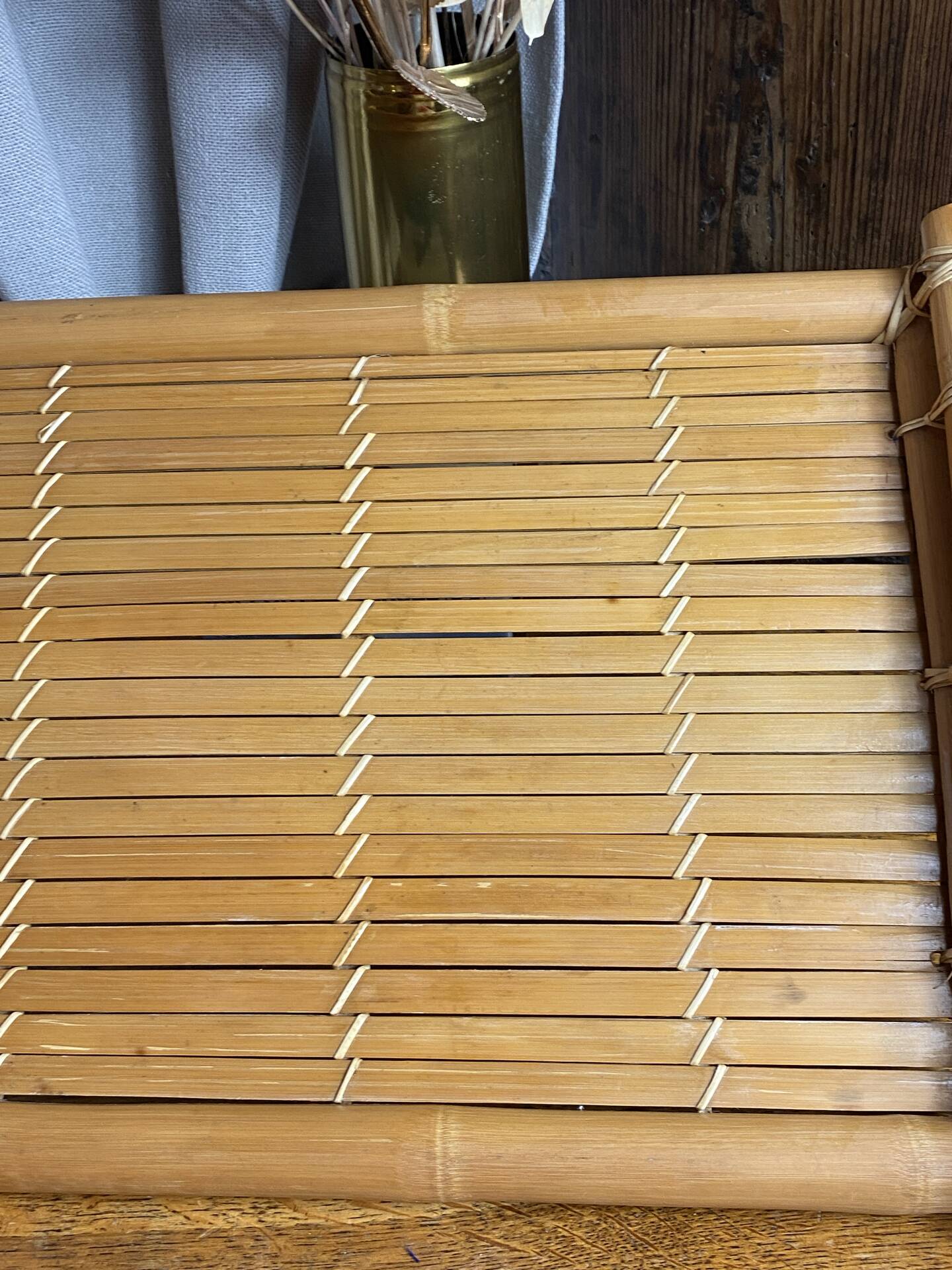 Bamboo platter