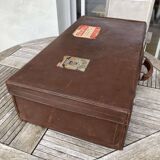vintage leather suitcase