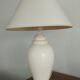 Satin ceramic lamp