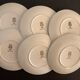6 Gien dessert plates, Nice model, 1950