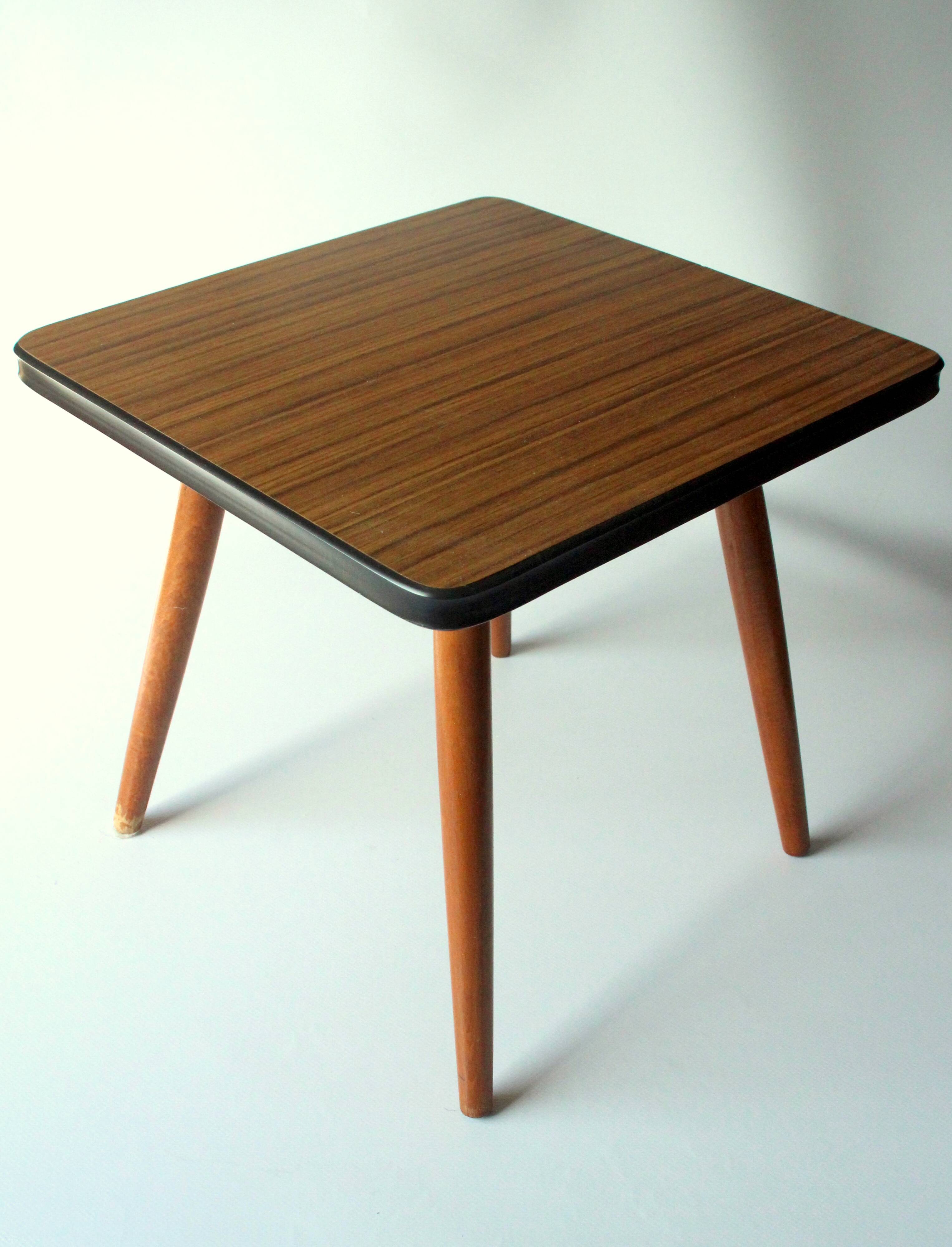 1950s Wooden plant stand, Vintage