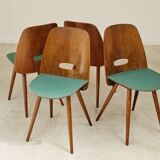 Set of 4 Lollipop chairs by Frantisek Jirak for Tatra 1960