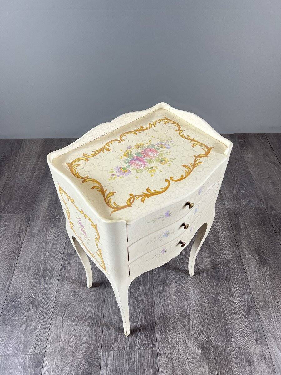 Pair of Louis XV style bedside tables, 20th century.