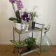 Vintage service service with removable trays 70s