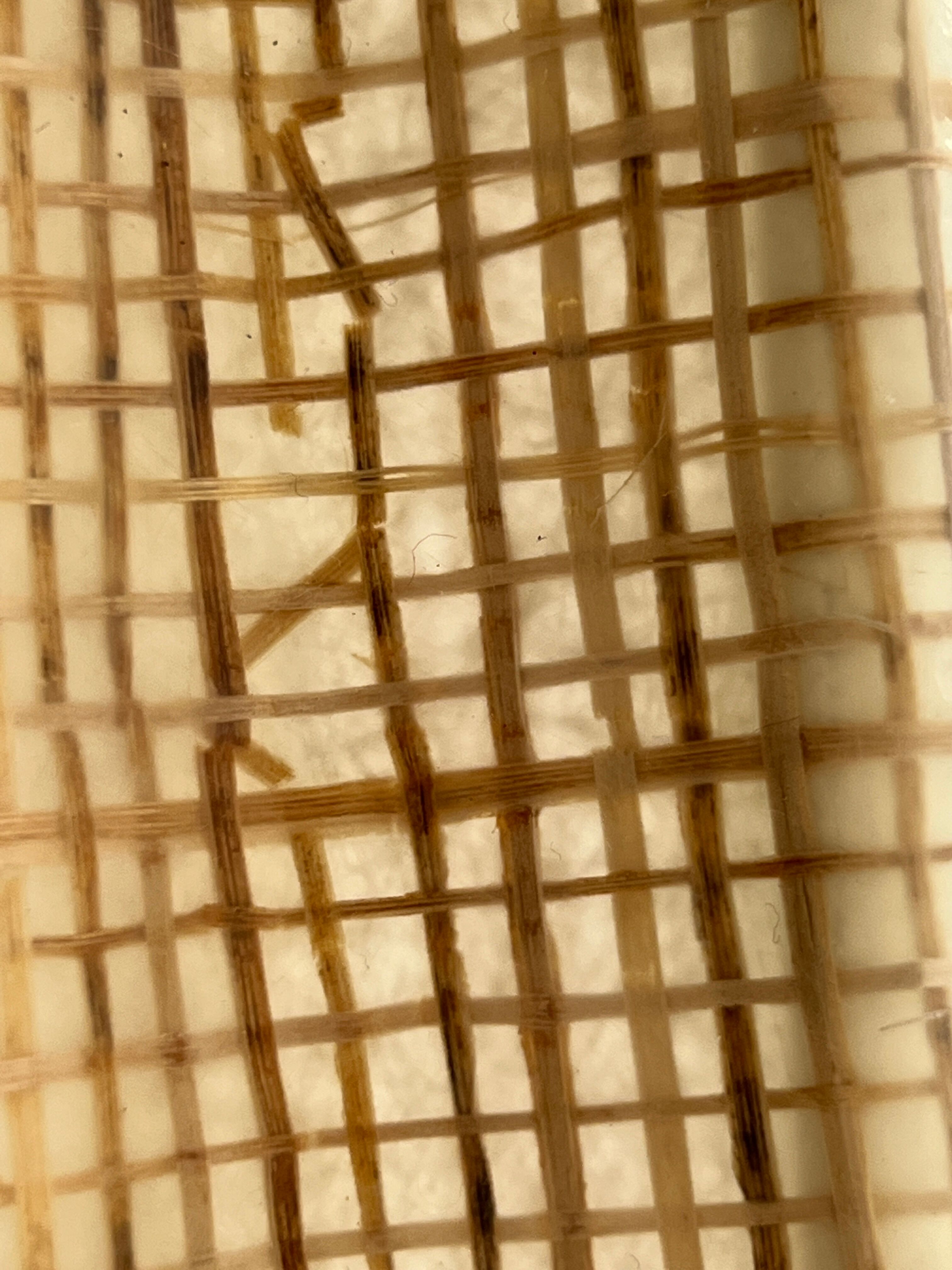 Fiberglass and wicker top