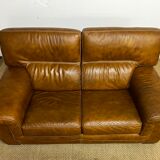 2-seater leather sofa