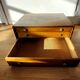 Silver box with 3 drawers in mahogany 1950/1960.