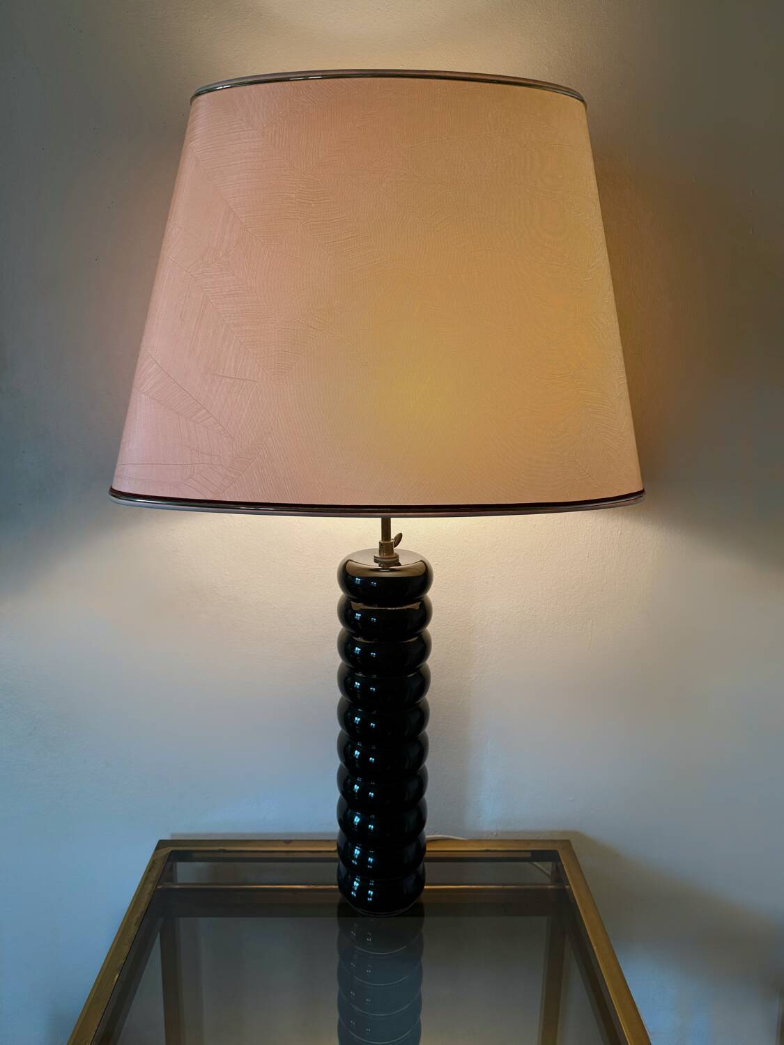 Large ceramic lamp from the 80s