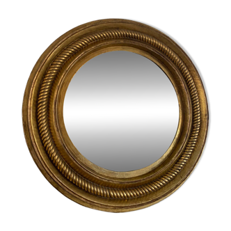 Grand miroir doré