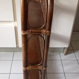 Vintage rattan shelf