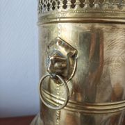 Vintage brass umbrella stand