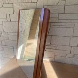 Modernist art deco mahogany mirror