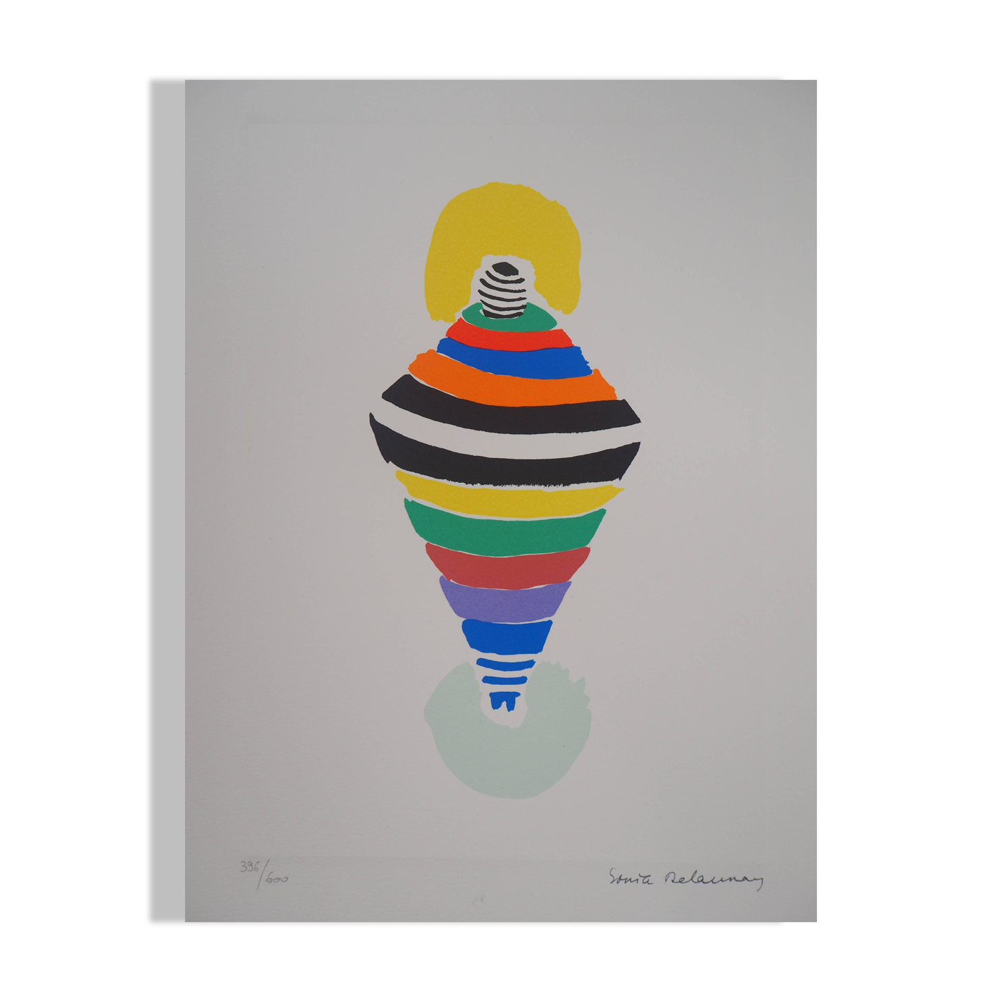 Sonia Delaunay: Top-dress, Rio - Signed lithograph