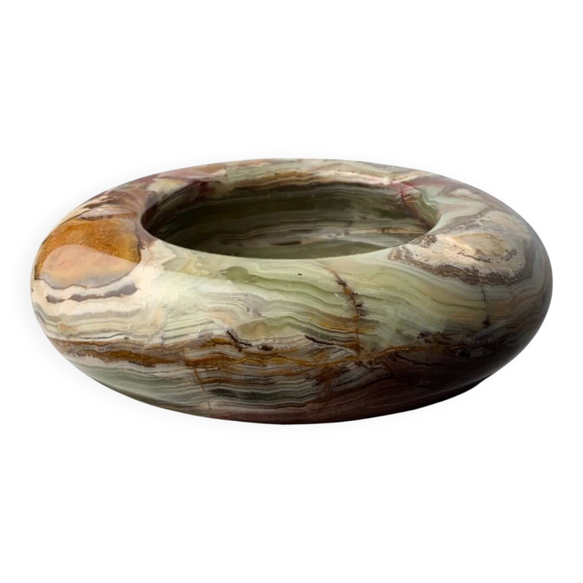 Mid-century onyx catchall ashtray, Italy, 1970