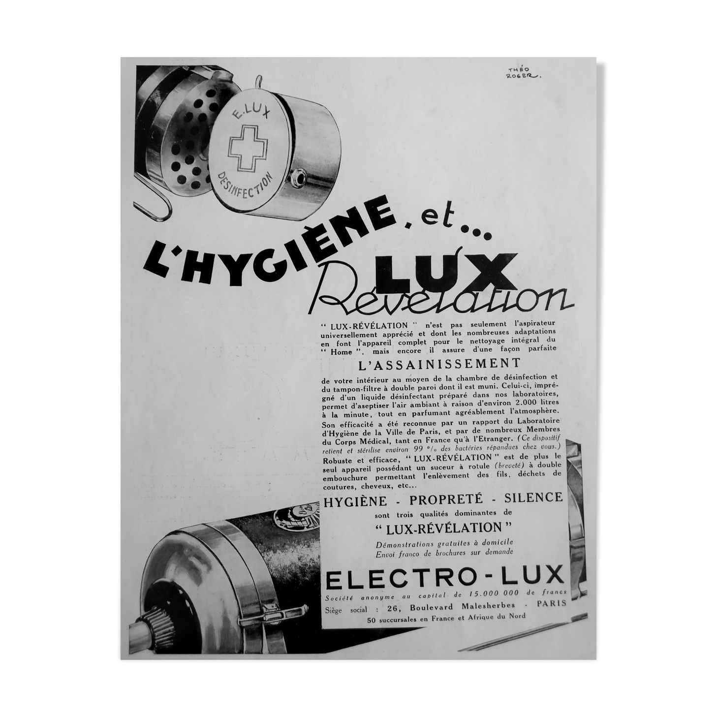 Advertising "Electrolux" 1930s