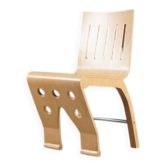 Postmodern plywood chair