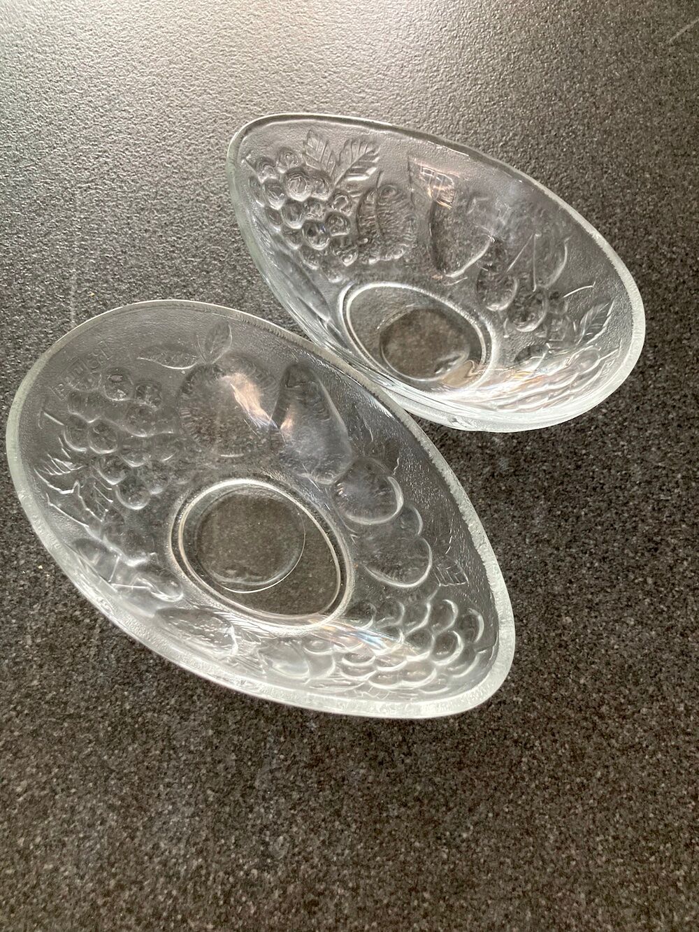 Duo de coupelles à avocat en verre