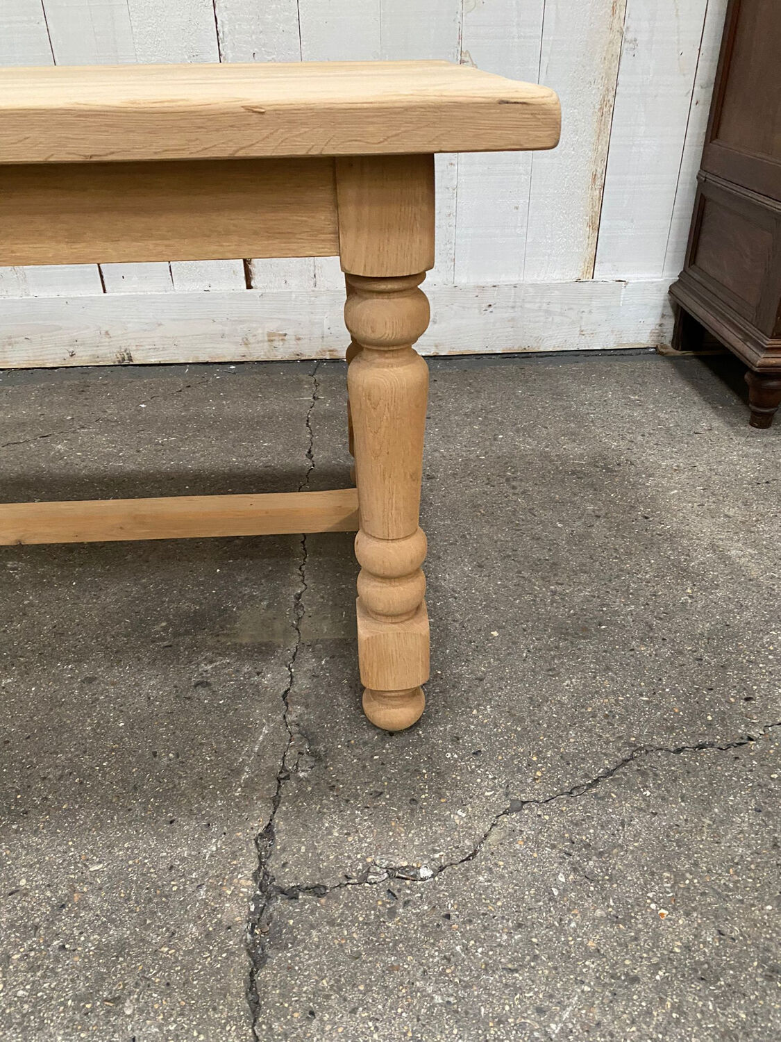 Farmhouse table stripped and restored