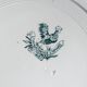 Flat porcelain plate st Amandinoise st amand model thrush
