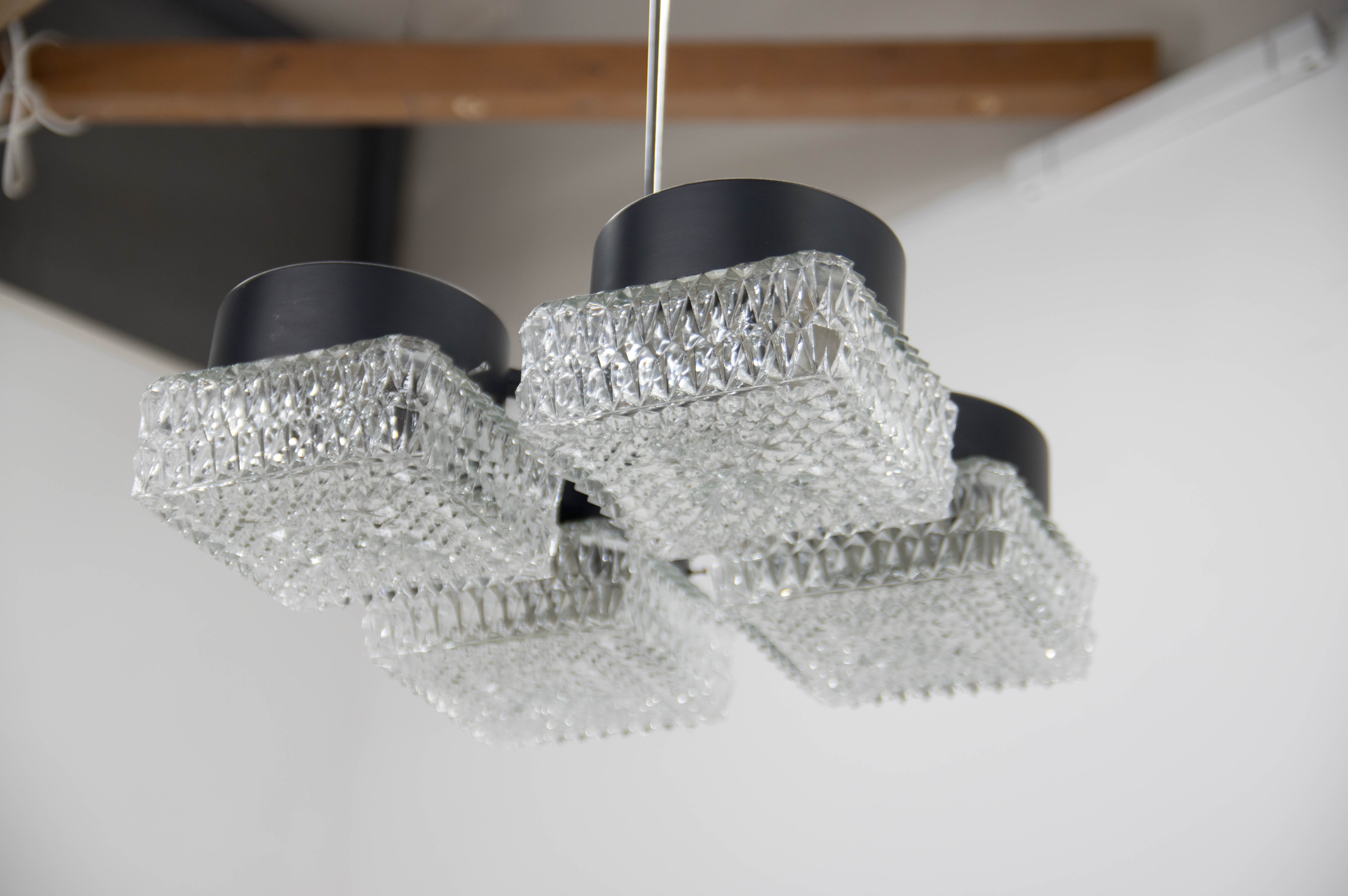 Chandelier by Napako, Czechoslovakia, 1960s