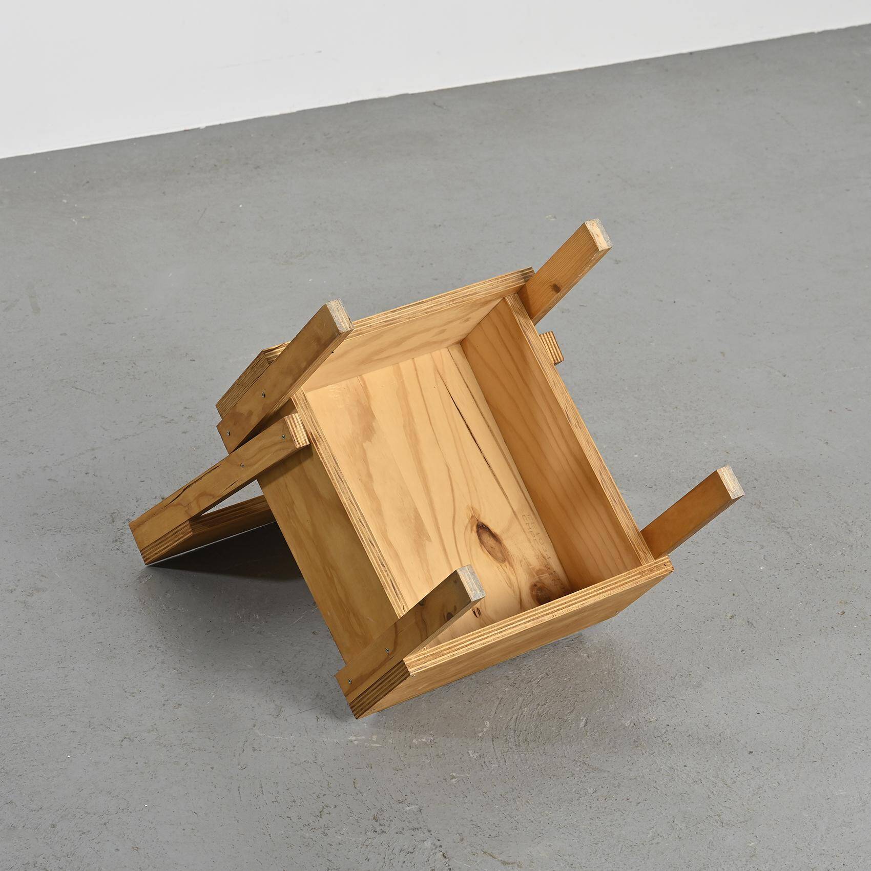 Chair inspired by Autoprogettazione, after Enzo Mari