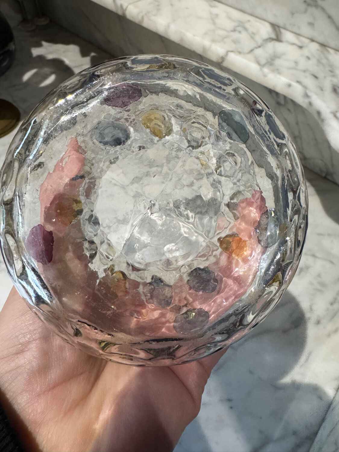 Bohemian glass vase Borske Sklo Nemo Pitcher by Max Kannegiesser